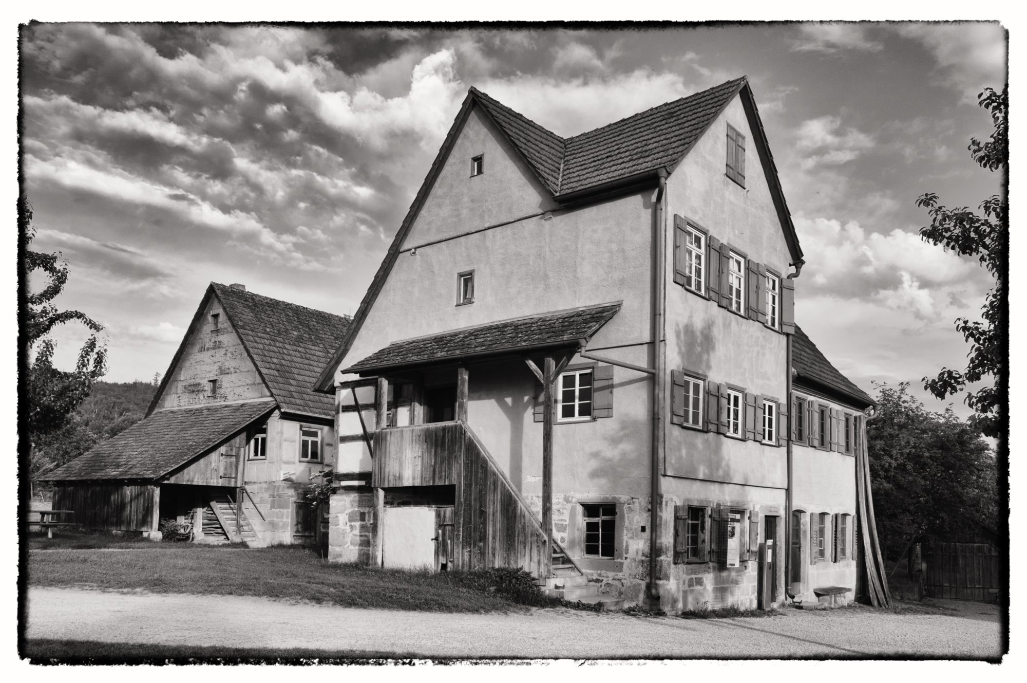 Freilandmuseum Wackershofen Freilandmuseum Wackershofen im Mai.