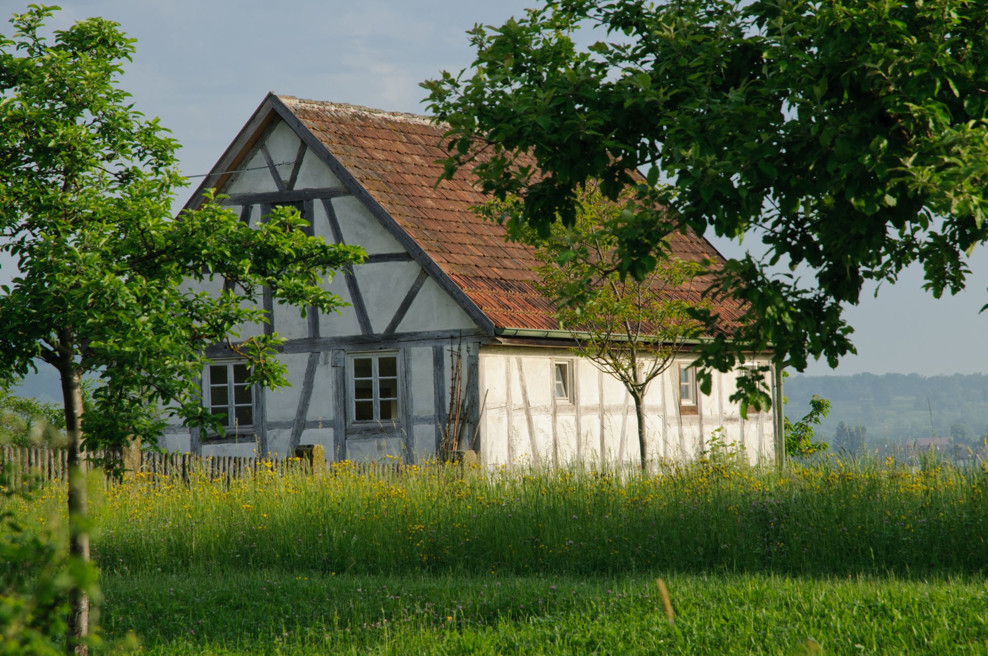 Freilandmuseum Wackershofen Freilandmuseum Wackershofen im Mai.