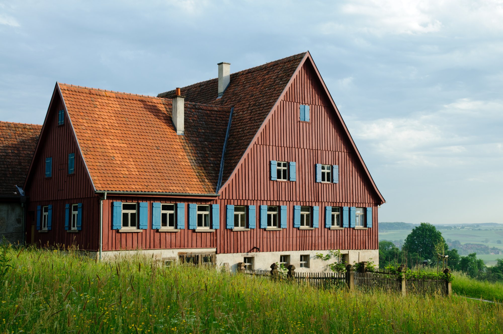 Freilandmuseum Wackershofen Freilandmuseum Wackershofen im Mai.