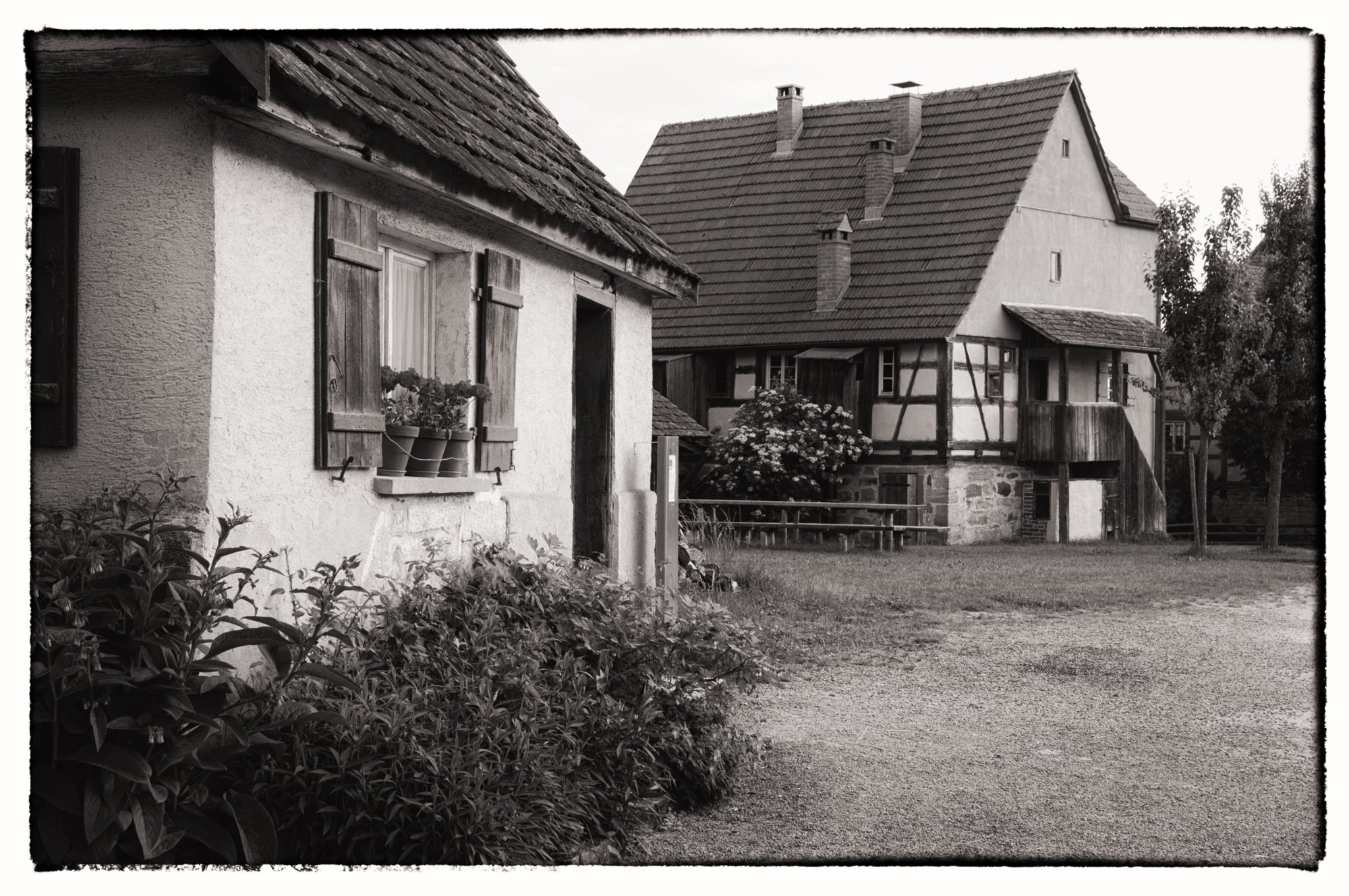 Freilandmuseum Wackershofen Freilandmuseum Wackershofen im Mai.