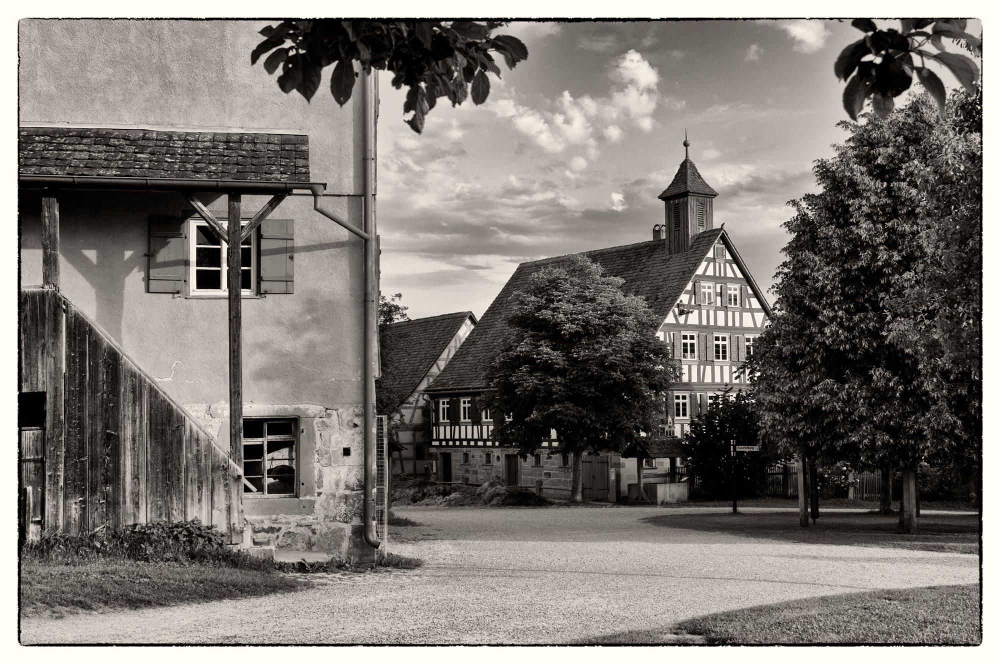 Freilandmuseum Wackershofen Freilandmuseum Wackershofen im Mai.