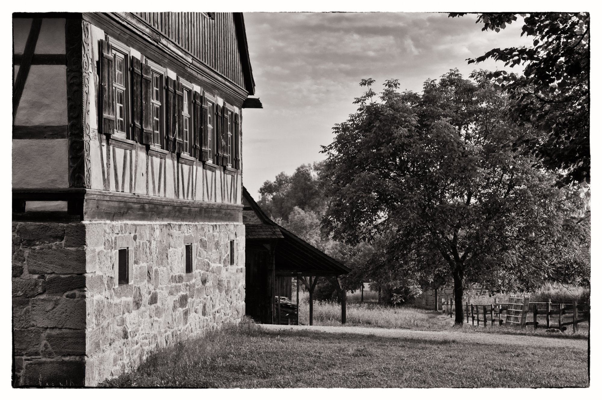 Freilandmuseum Wackershofen Freilandmuseum Wackershofen im Mai.