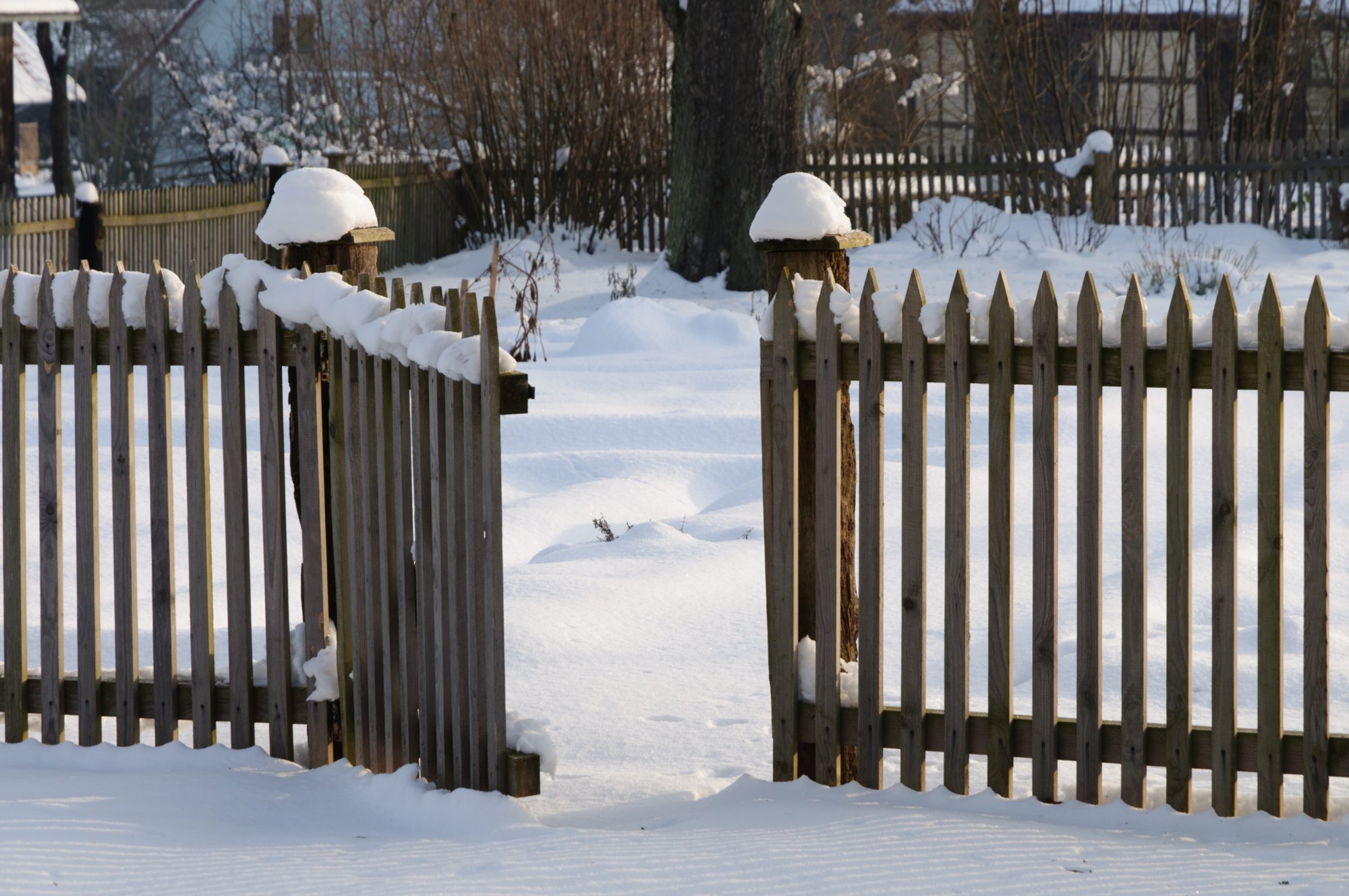 Freilandmuseum Wackershofen bei Schnee 