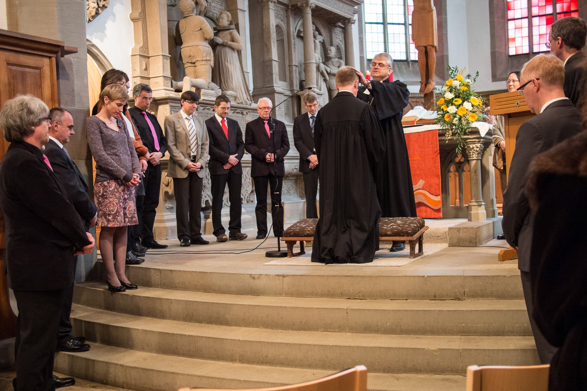 Investitur Dekan Uwe Altenmüller Festgottesdienst zur Investitur von dekan Uwe Altenmüller. Feierliche Amtseinsetzung von Dekan Uwe Altenmüllert durch Prälat Harals Stumpf zusammen mit dem Besetzungsgremium und den Zeugen.