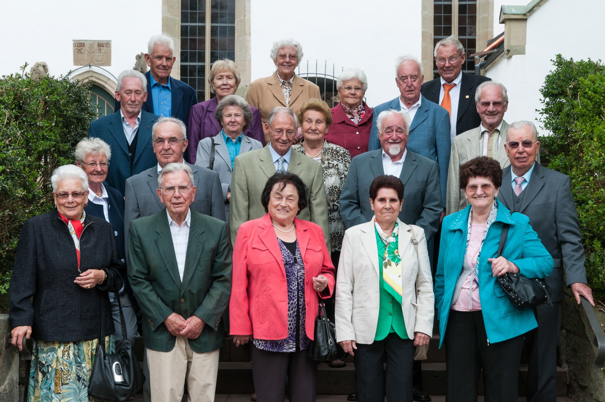 -Feier 80er-Feier mit Karl Feucht, Ruth Honald, Ewald Weller, Bernlöhr, Altvater und anderen