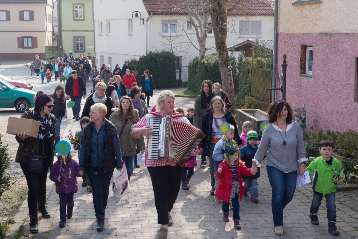 Fruehlingsbegruessen in Oberrot Fruehlingsbegruessen in Oberrot