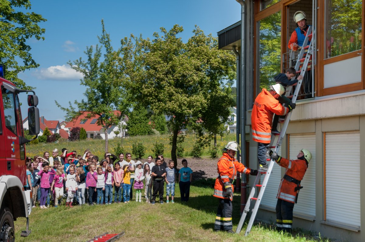 Feuerwehrübung an der GWRS Oberrot Feuerwehruebung an der GWRS Oberrot.