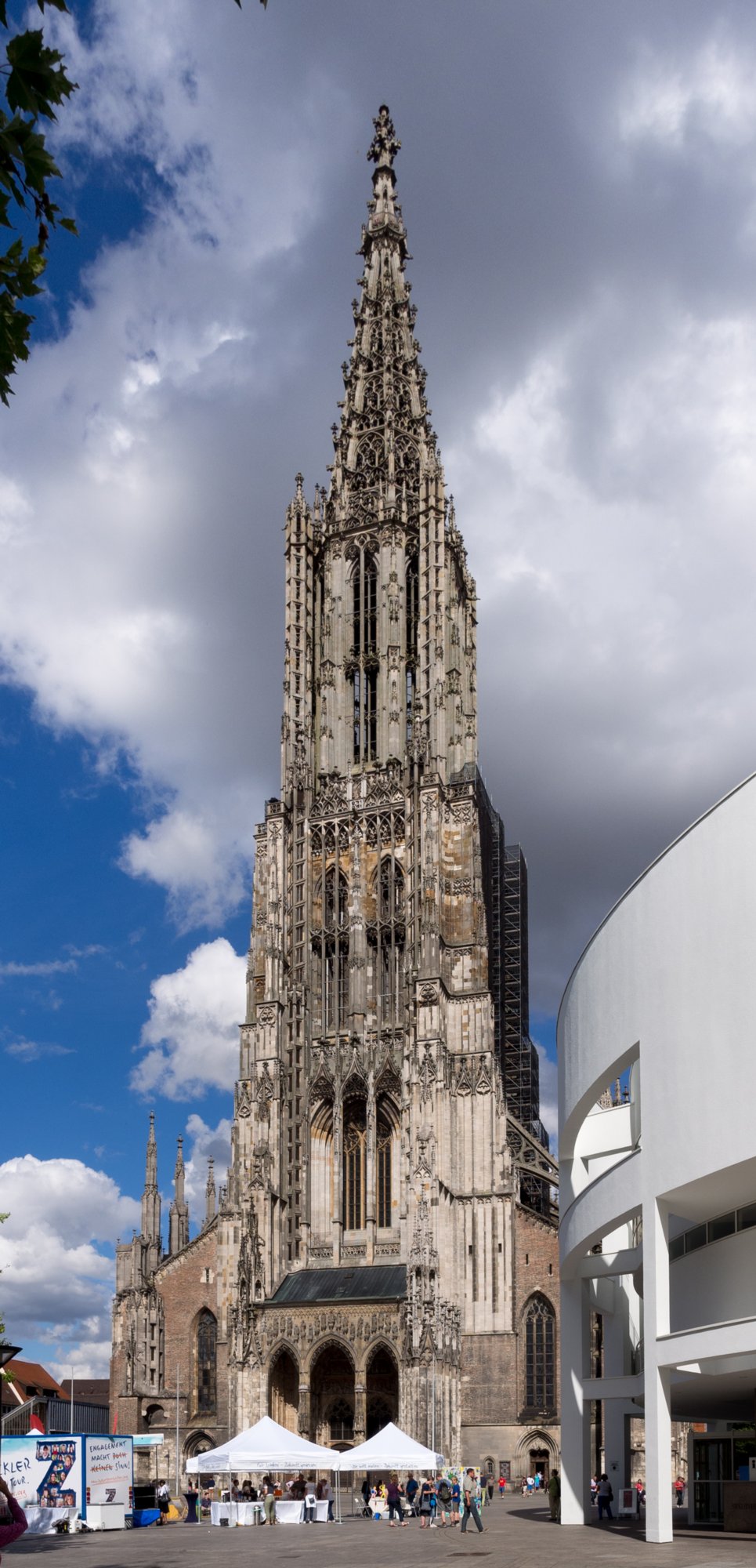 Ulmer Münster Erste Ulmerkundung im Urlaub. Ulmer Münster.