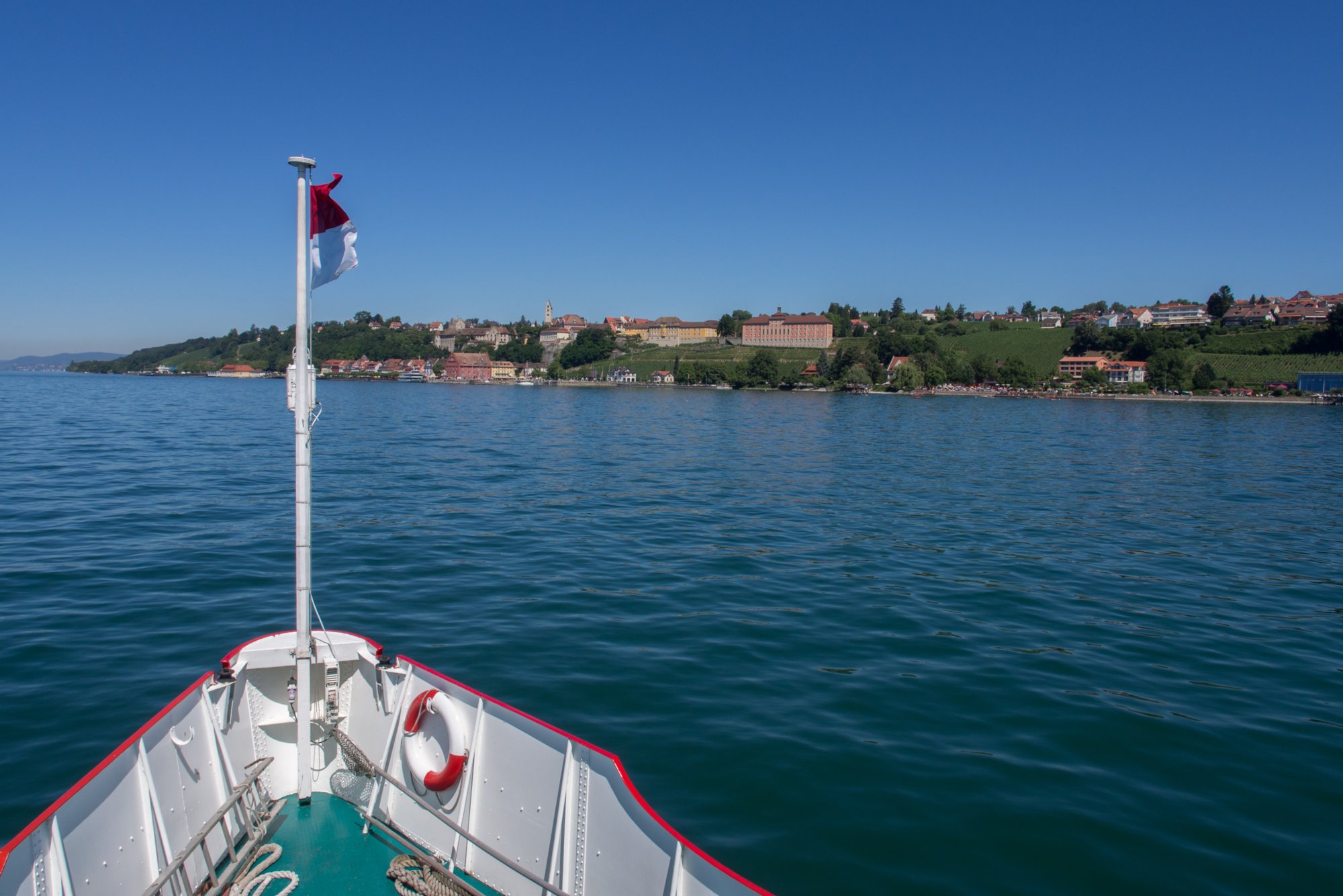 Meersburg Bodenseeschiffahrt: Lindau, Abfahrt in Lindau , Wasserburg, Nonnenhorn, Kressbronn, Langenargen, Friedrichshafen, Immenstaad, Hagnau, Meersburg, Mainau, Einfahrt Konstanz, Stadtbummel durch Konstanz und per Schiff zurück nach Lindau.