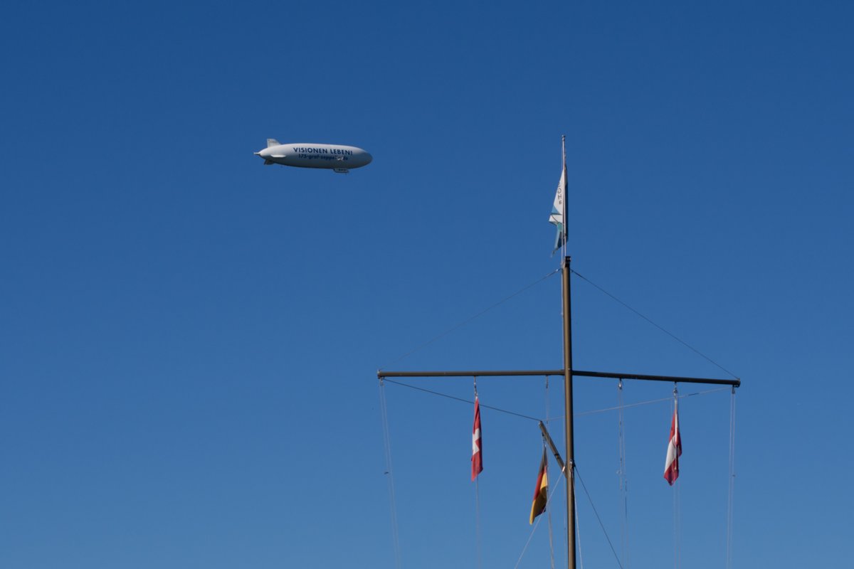 Zeppelin Bodenseeschiffahrt: Lindau, Abfahrt in Lindau , Wasserburg, Nonnenhorn, Kressbronn, Langenargen, Friedrichshafen, Immenstaad, Hagnau, Meersburg, Mainau, Einfahrt Konstanz, Stadtbummel durch Konstanz und per Schiff zurück nach Lindau.