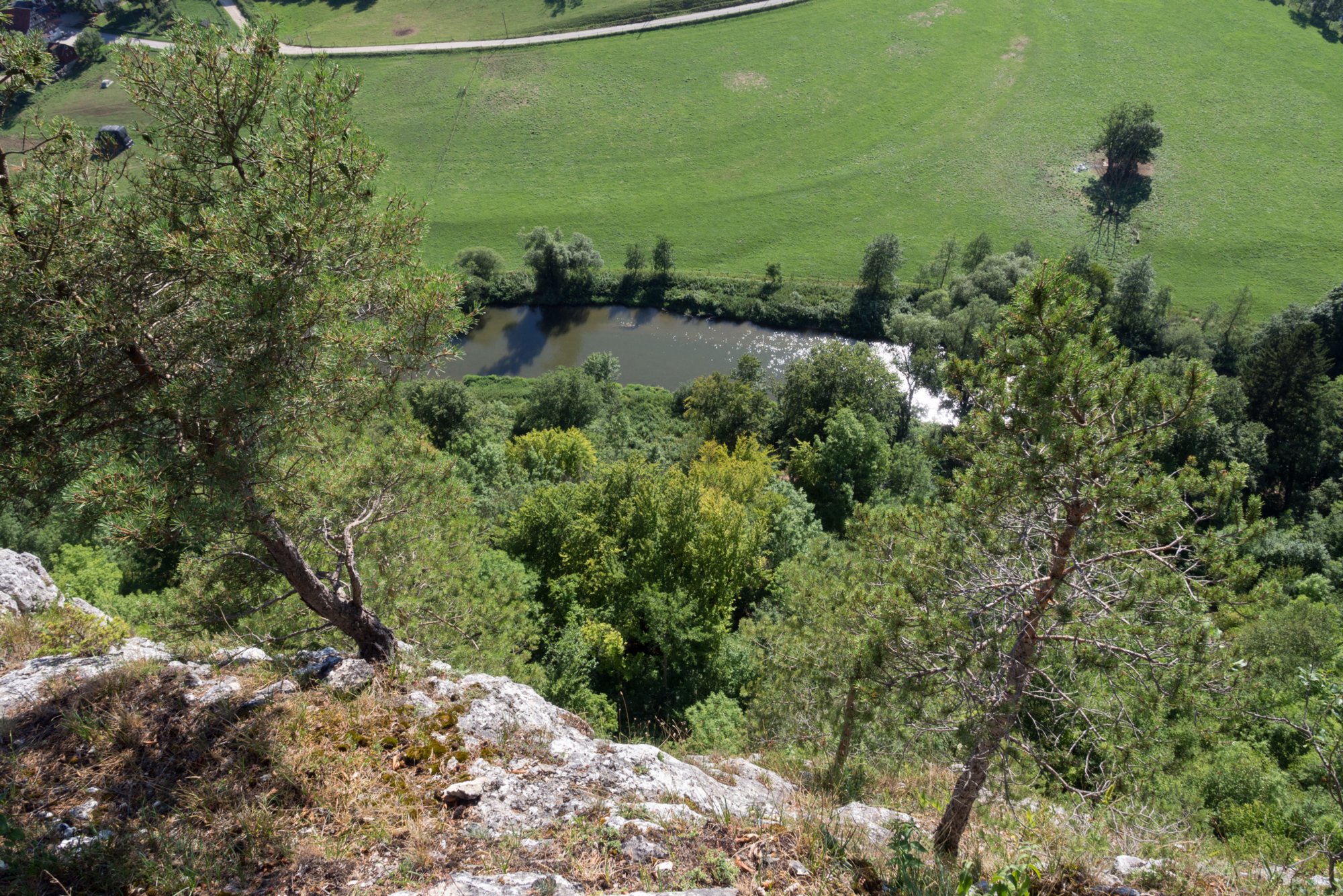 Laibfelsen Wanderung im Oberen Donautal: Route: Start am Kloster Beuron - Knopfmacherfels - Jägerhaus (im Donautal) - Ziegelhütte (im Donautal) - Leibfelsen - Stiegelesfelsen - Knopfmacherfels - Kloster Beuron