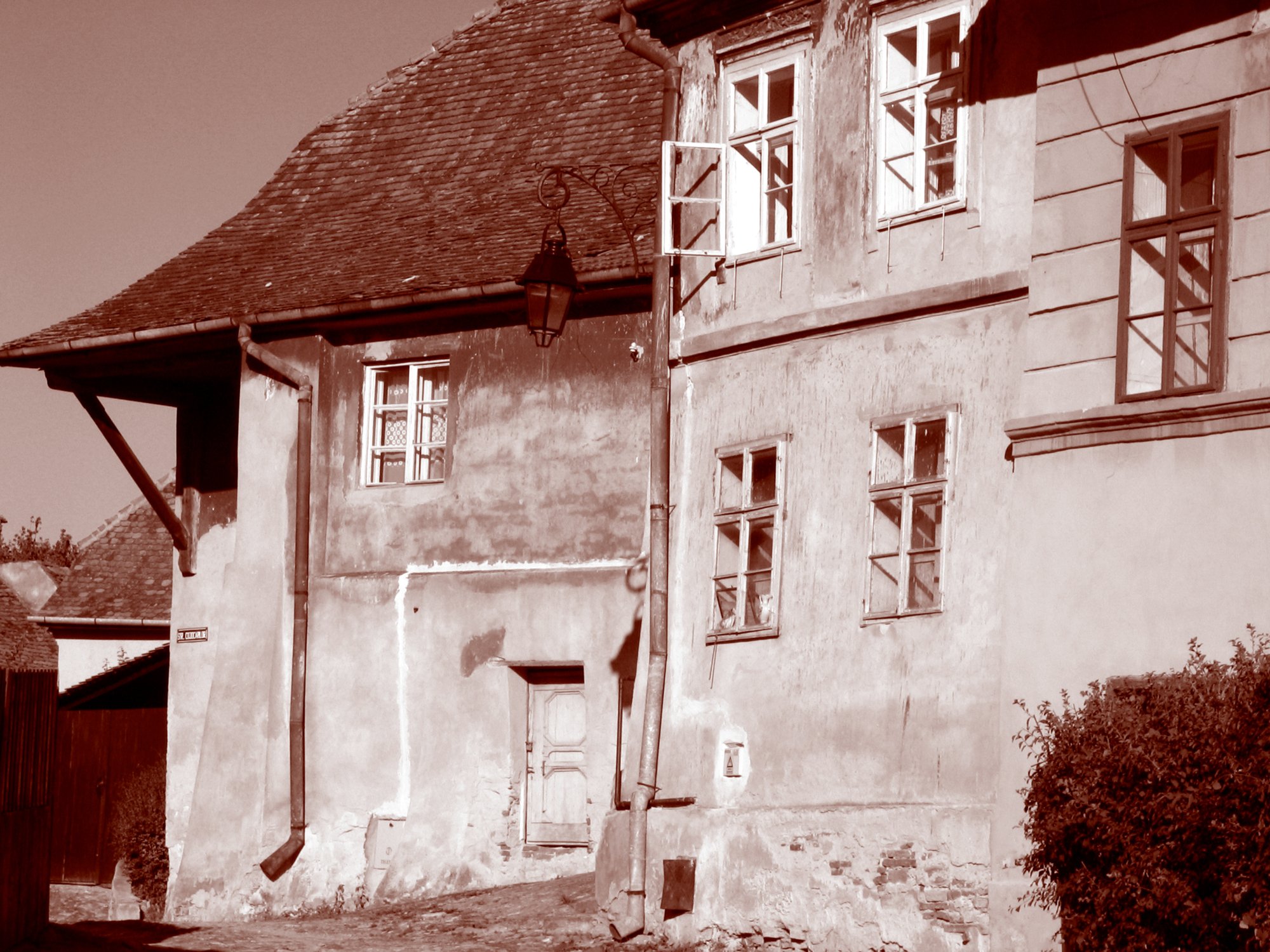 sepia054 Sighisoara in Sepia