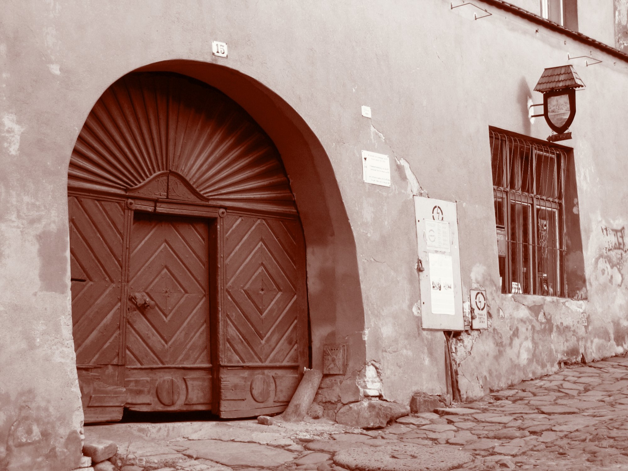 sepia101 Sighisoara in Sepia