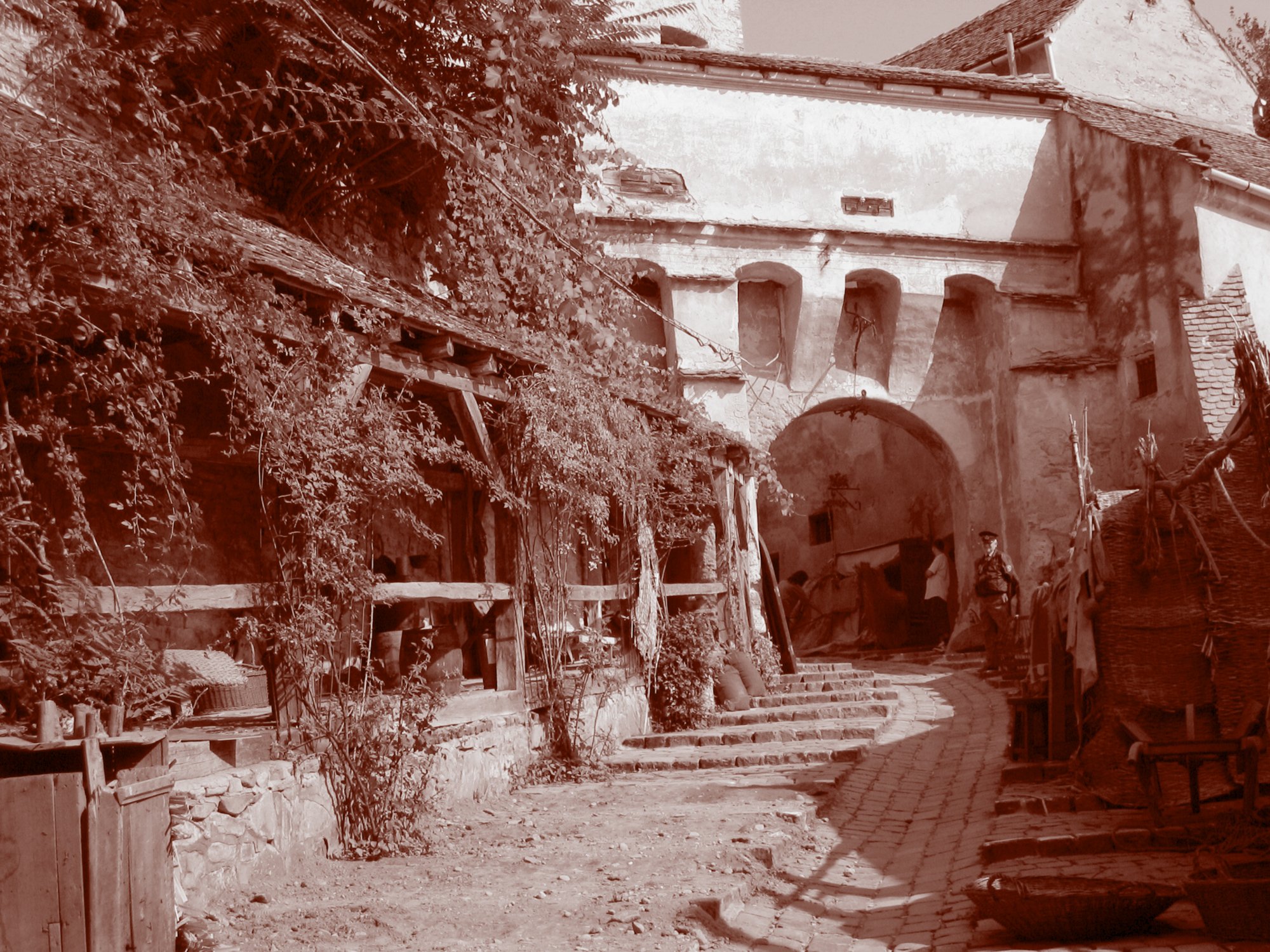 sepia107 Sighisoara in Sepia