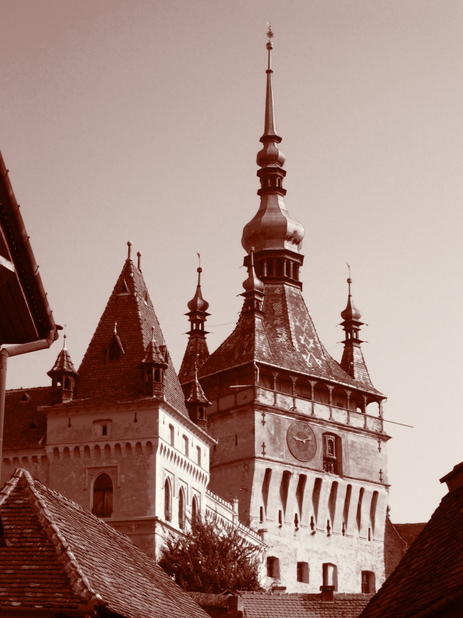 sepia115 Sighisoara in Sepia