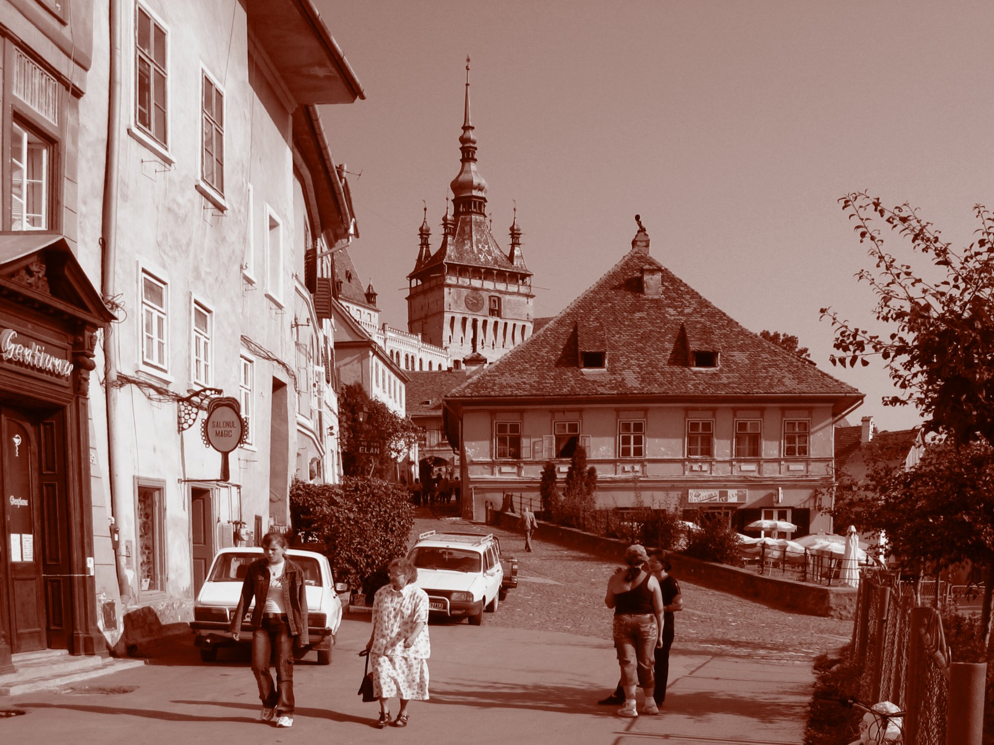 sepia116 Sighisoara in Sepia