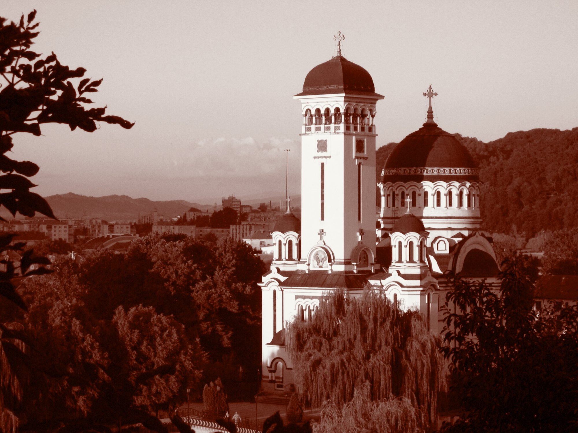 sepia133 Sighisoara in Sepia