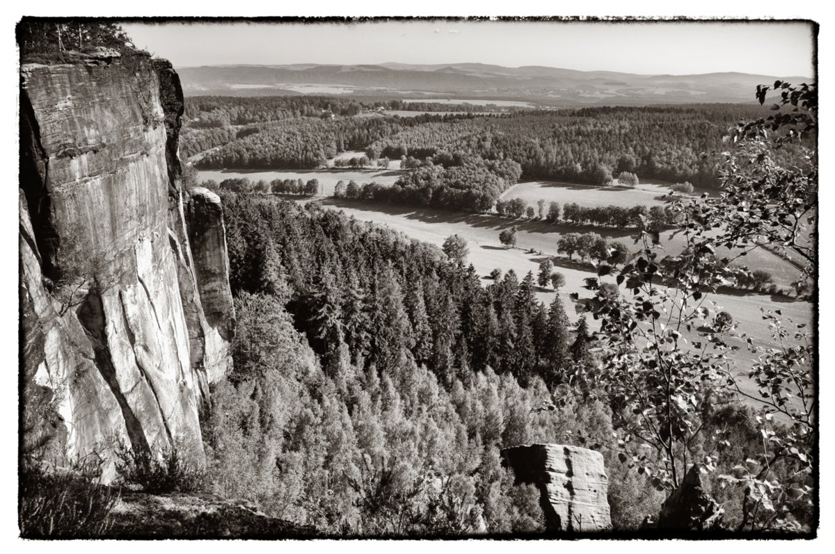 Sächsische Schweiz 2009 Wanderung von Königstein zum Pfaffenstein und wieder zurück nach Königstein.