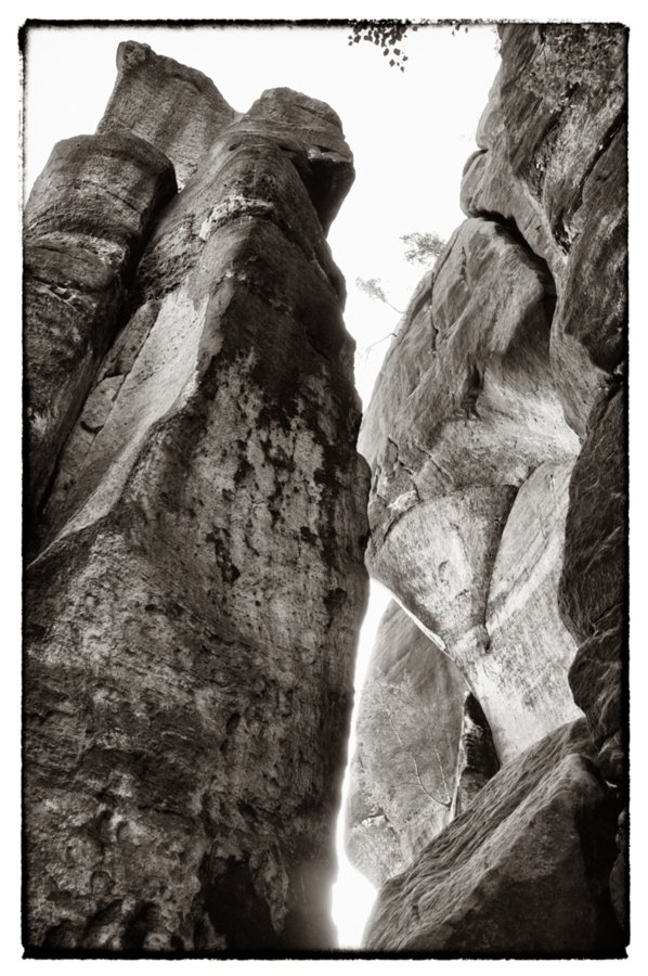 Sächsische Schweiz 2009 Wanderung vom Beutenfall über den Frienstein und den Carolafelsen zurück zum Beutenfall. Frienstein Der Frienstein, auch als Vorderes Raubschloss bezeichnet, ist ein etwa 130 m hoher Fels in der Sächsischen Schweiz. Er liegt am Nordabhang des Großen Winterbergs in den Affensteinen. Auf dem Felsen befand sich einst eine Burgwarte der Herrschaft Wildenstein. Heute ist der Frienstein ein beliebter Klettergipfel . Quelle: http://de.wikipedia.org/wiki/Frienstein