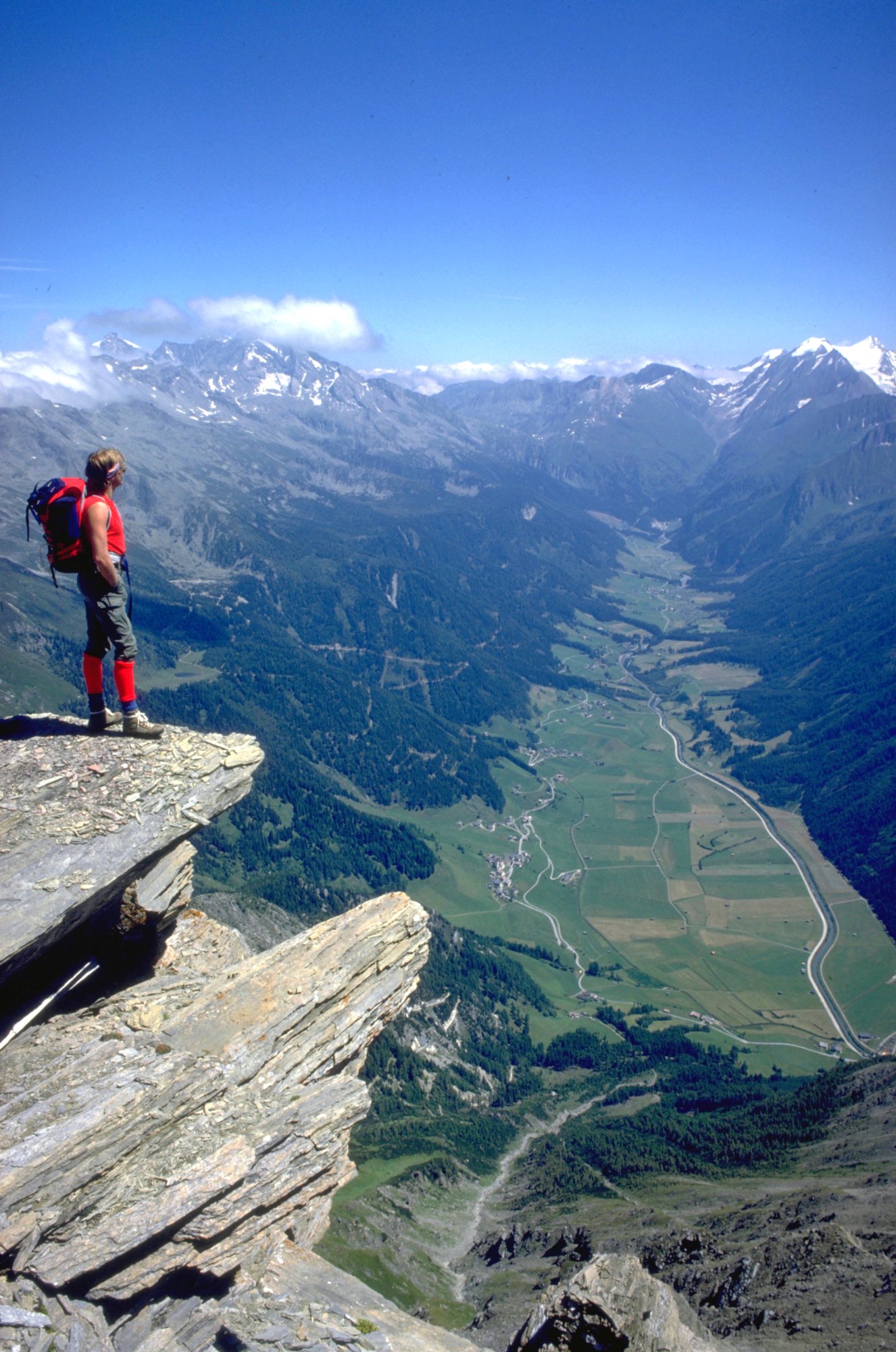 Pfitschtal Blick von der Rollspitze ins Pfitschtal, Südtirol.