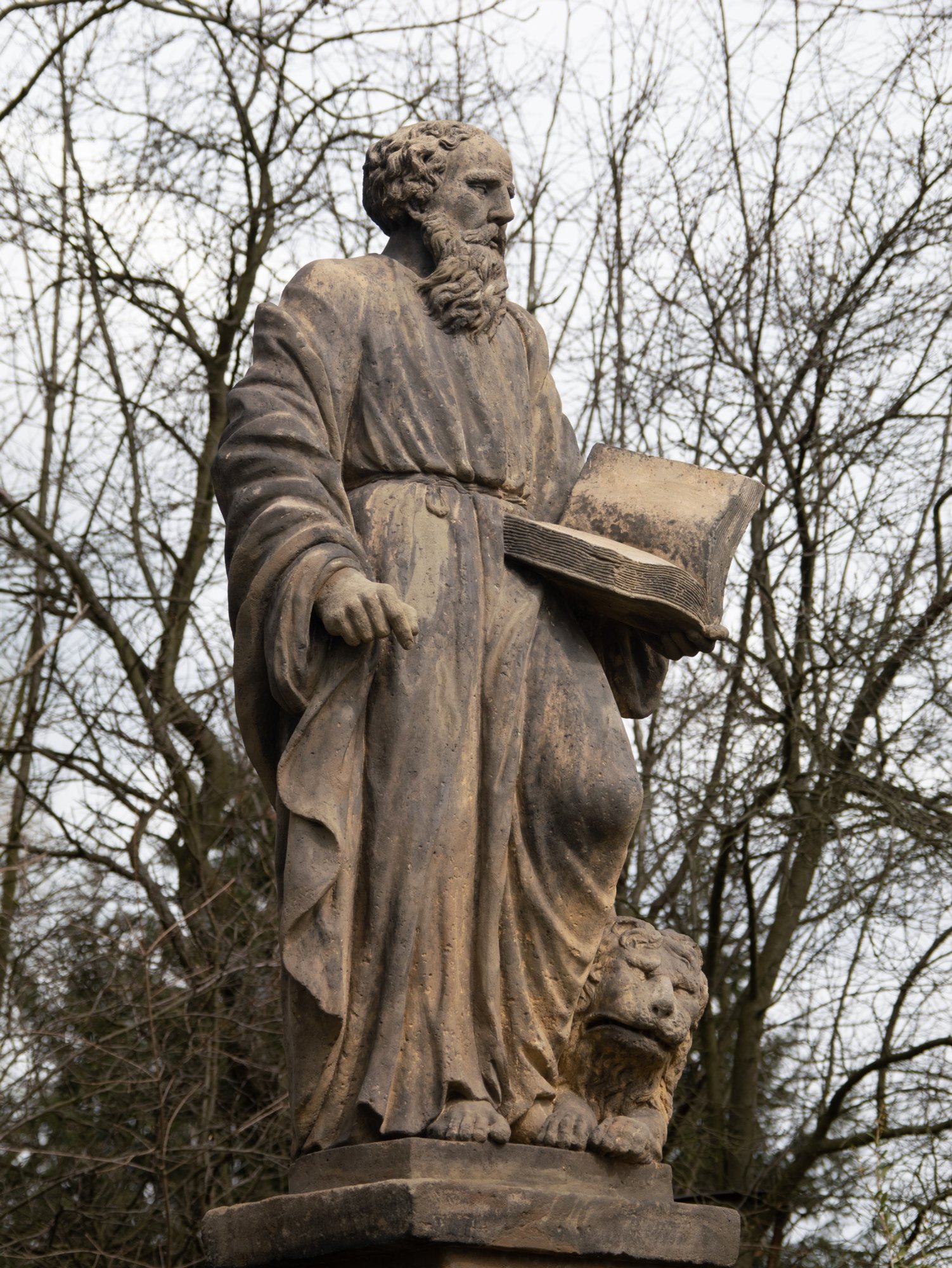 20230413_unbenannt_117 Statue des Heiligen Markus (1817), Děčín Horní Chlum