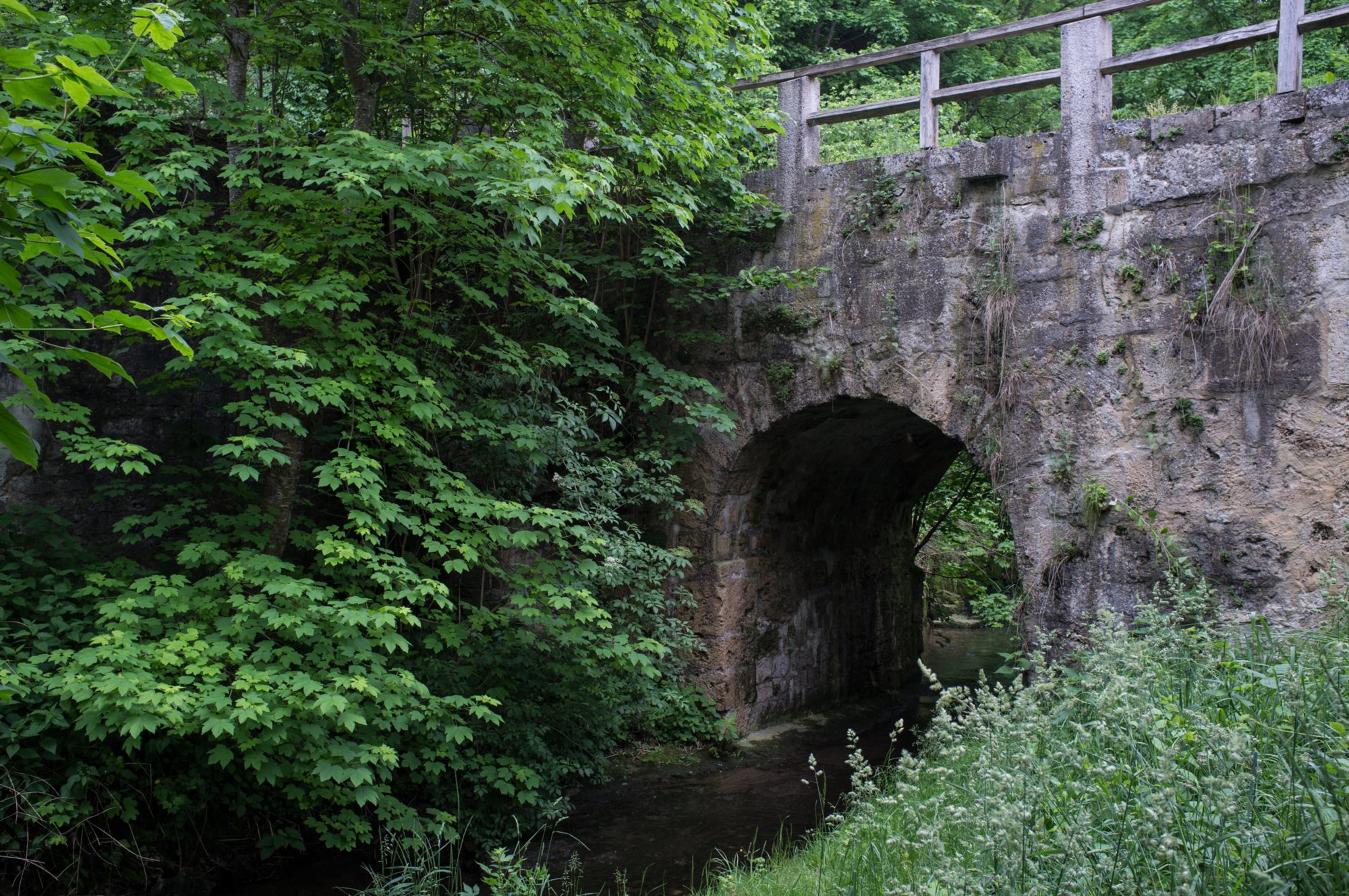 Anhausen Bühlertalweg Abschnitt 3 von Vellberg bis Geislingen (Mündung der Bühler in den Kocher).