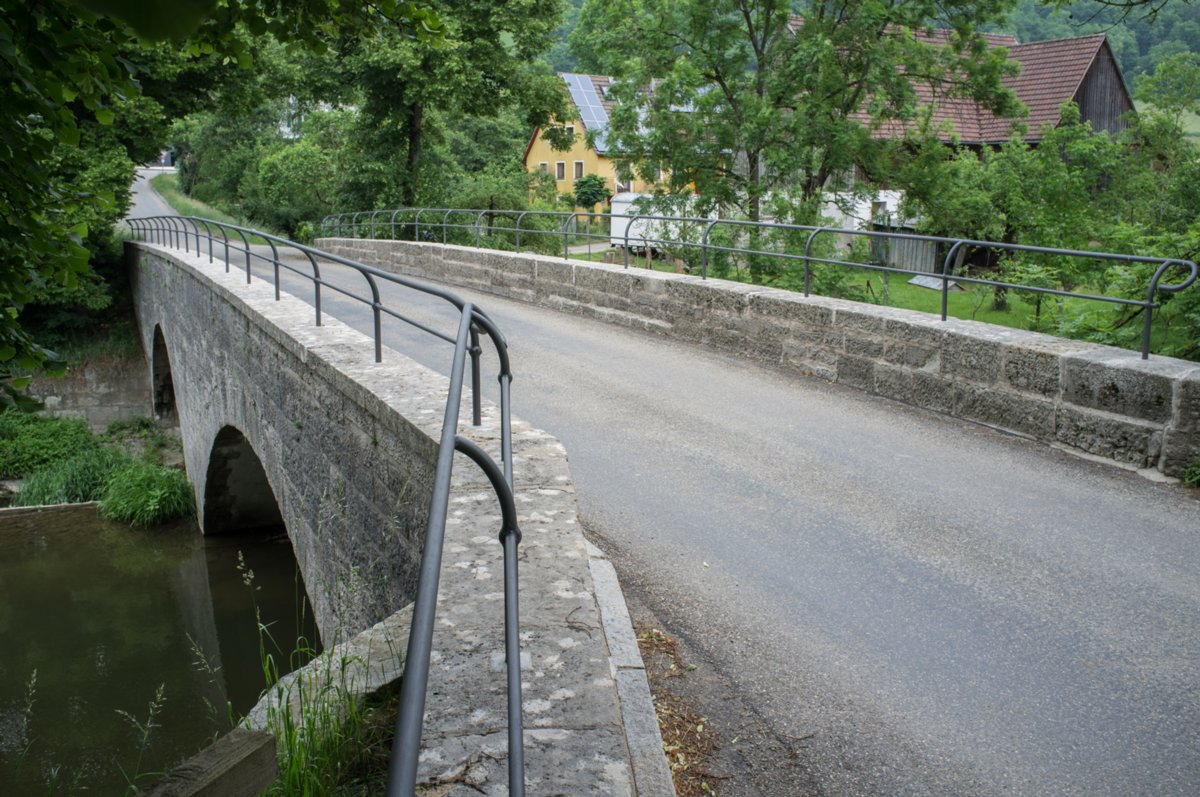 Unterscheffach Bühlertalweg Abschnitt 3 von Vellberg bis Geislingen (Mündung der Bühler in den Kocher). Unterscheffach.