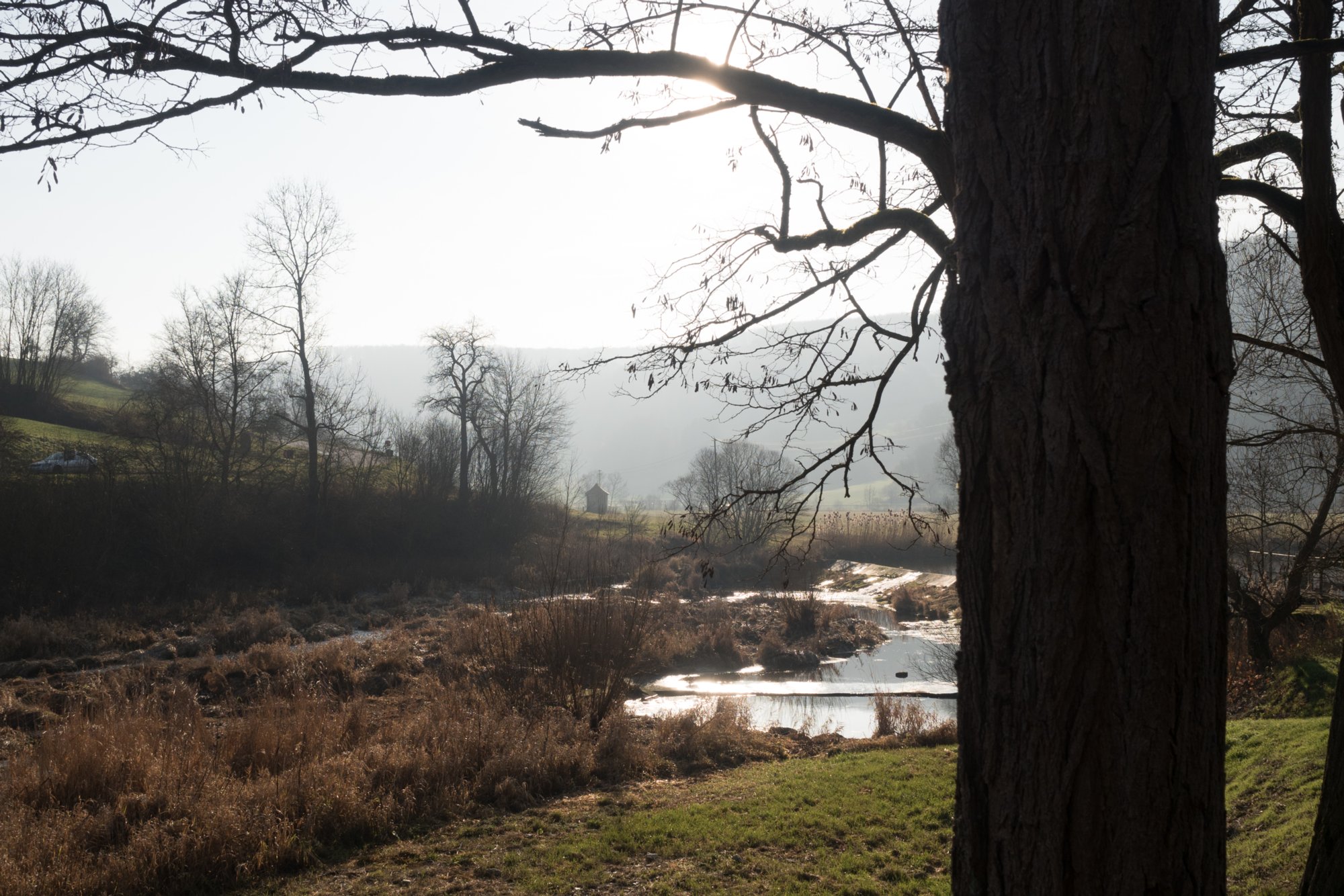 Unterregenbach Wanderung von Bächlingen über Oberregenbach und Unterregenbach. Von dort über den Panoramaweg nach Langenburg und zurück nach Bächlingen.