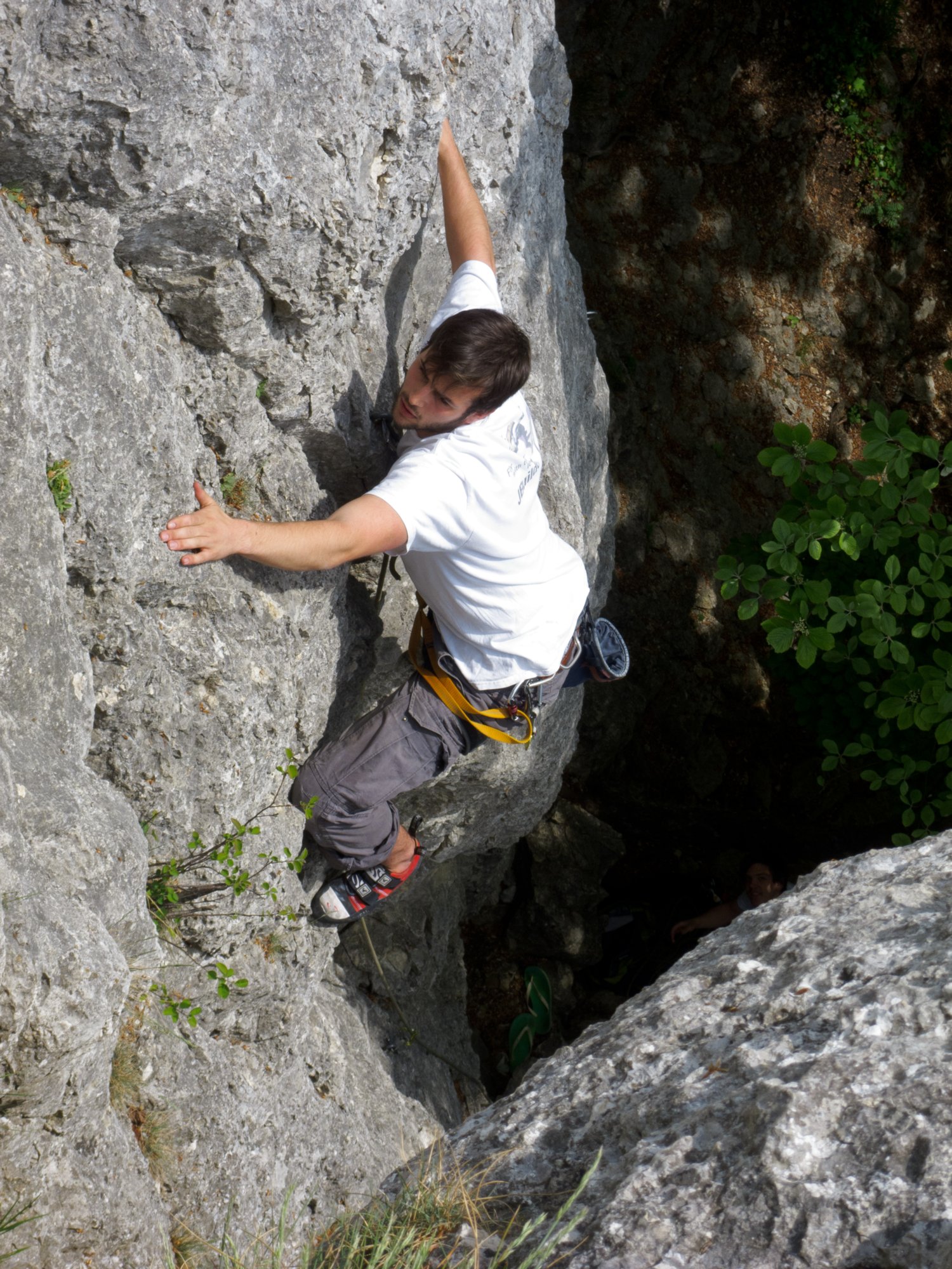 Oberrer Fels Oberer Fels. Wanderung von Bissingen über den Breitenstein zur Teck und zurück nach Bissingen.