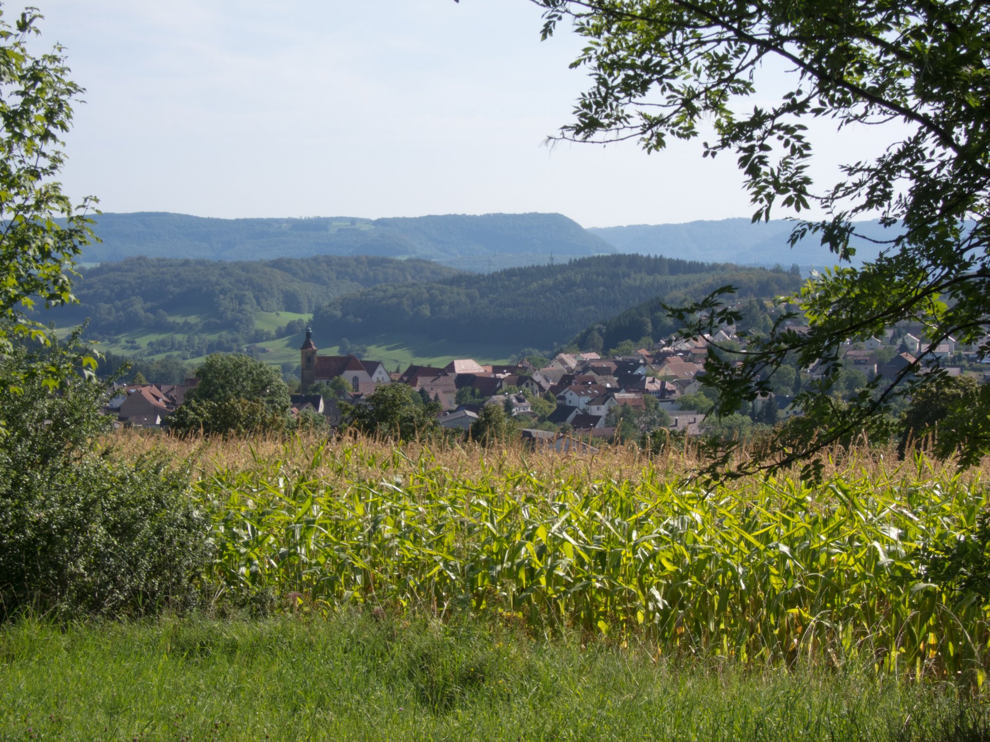 Wissgoldingen Blick auf Wissgoldingen. Wanderung von Winzingen über die Reiterleskapelle zum Stuifen und über Wissgoldingen zurück nach Winzingen.