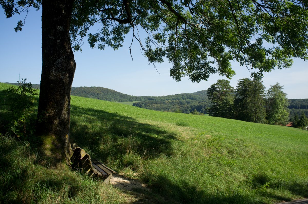 Ruhebänkle Ruhebänkle am Fuß des Stuifen kurz vor Wissgoldingen. Wanderung von Winzingen über die Reiterleskapelle zum Stuifen und über Wissgoldingen zurück nach Winzingen.