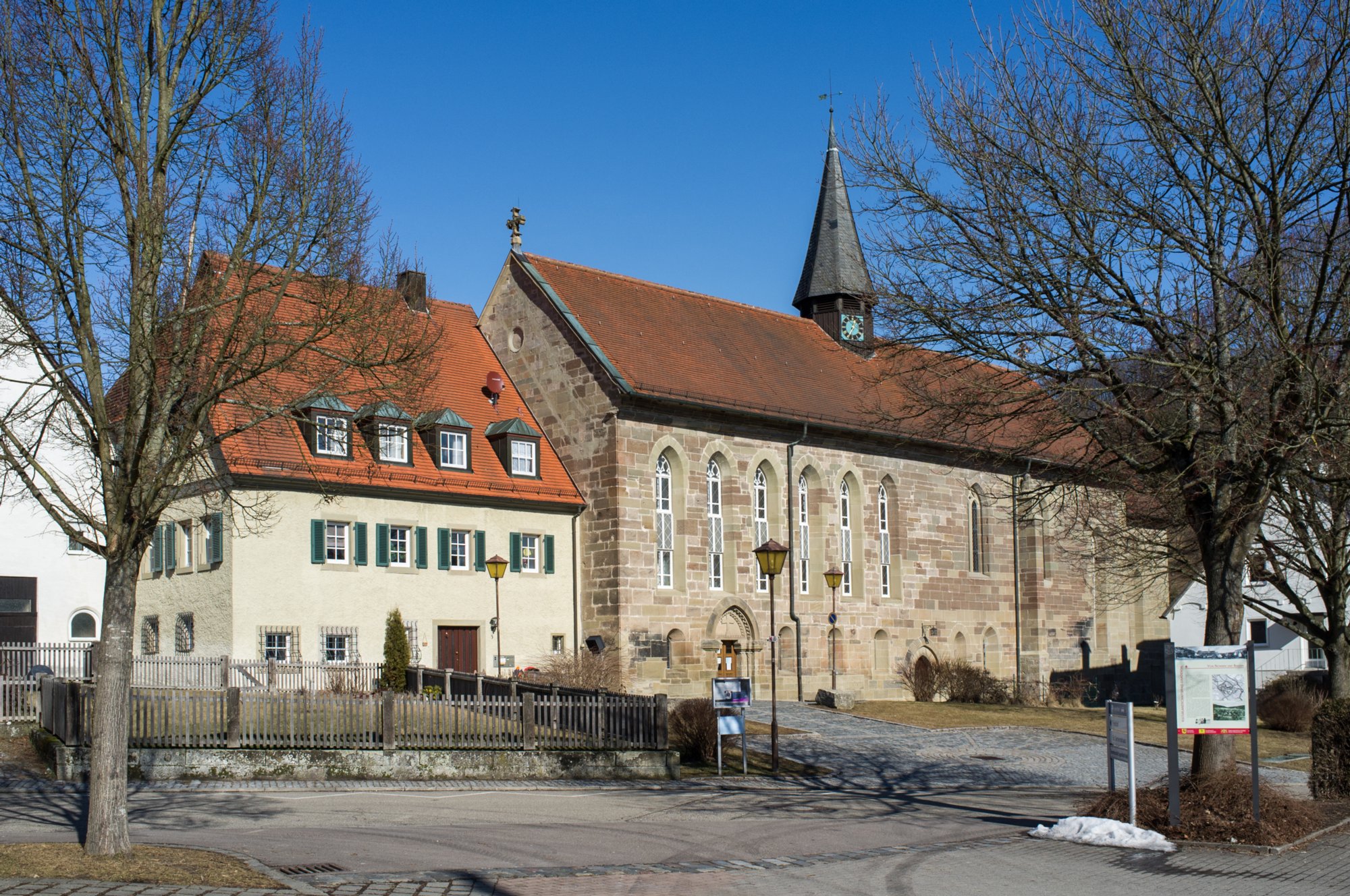 Kulturlandschaftslehrpfad Gnadental Klosterkirche Gnadental