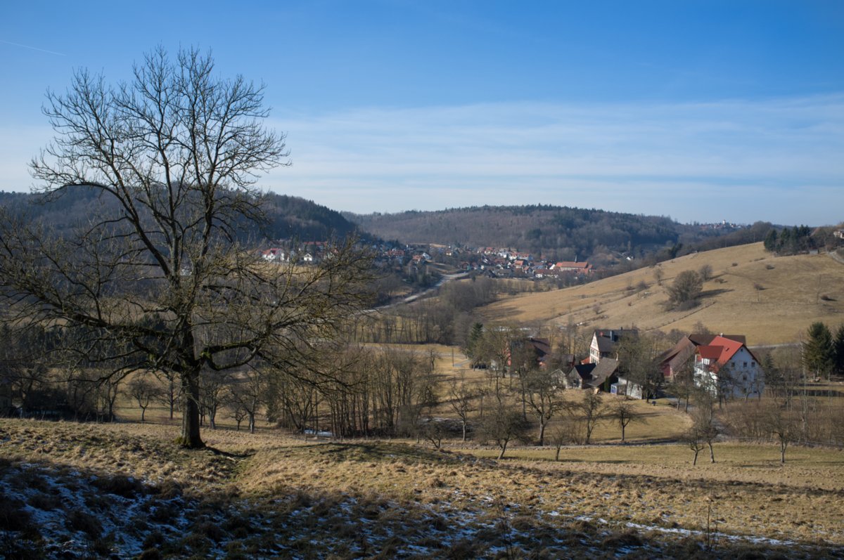 Kulturlandschaftslehrpfad Gnadental Pfad am Waldrand oberhalb von Wagrain Richtung Lemberg.